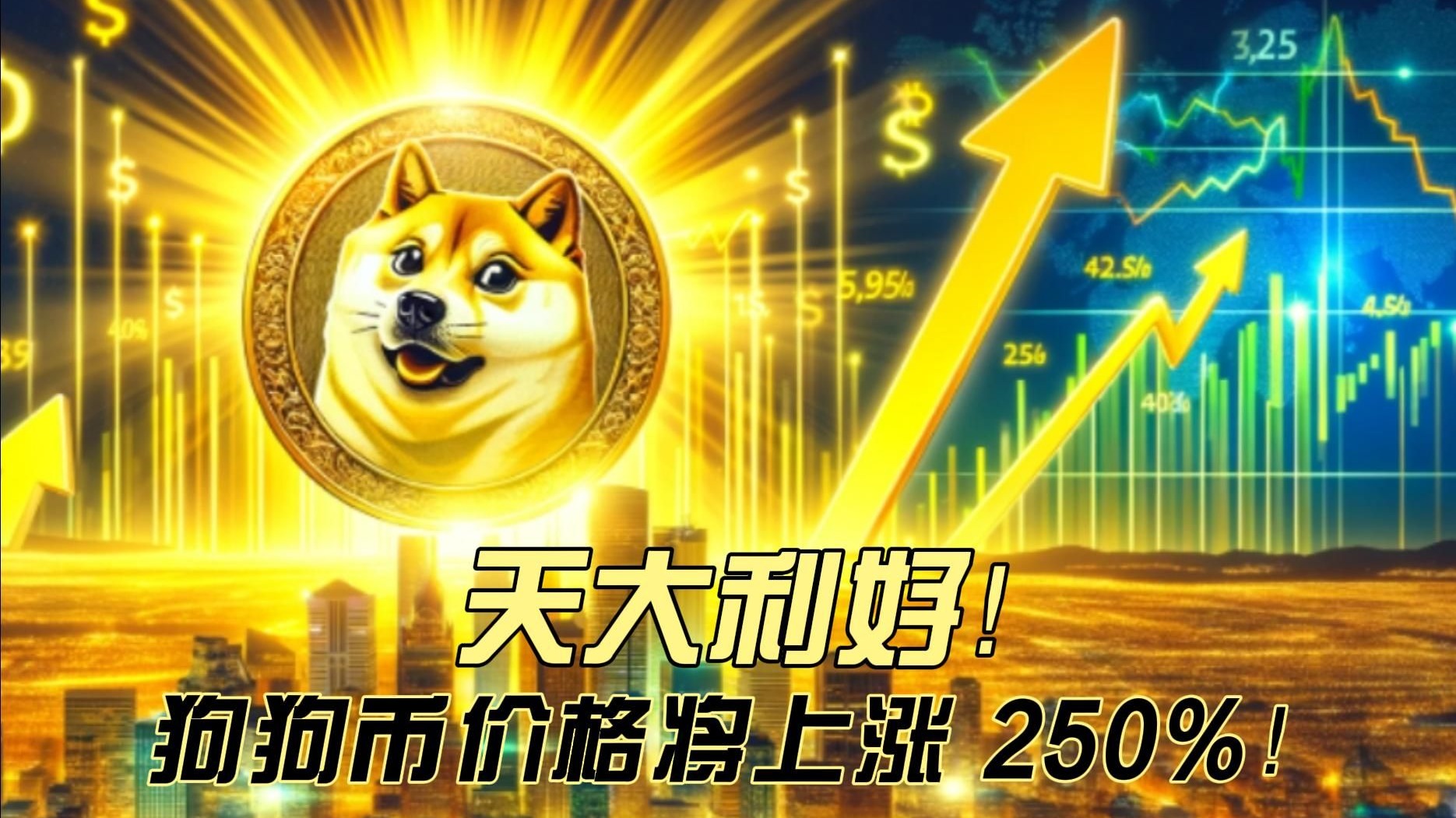狗狗币上扬势惊人，一夜飙升100%，加密市场沸腾